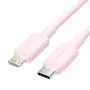 Przewód VENTION USB-C do Lightning 1m Różowy LAKPF - szybkie ładowanie 20W PD i synchronizacja danych 480Mbps