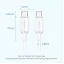 Przewód VENTION USB-C na USB-C 1m Czarny TRCBF