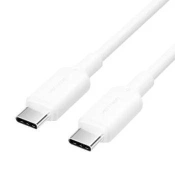 Przewód VENTION USB-C na USB-C 1m Biały TRCWF
