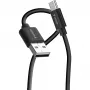 Verbatim 32393 Sync & Charge Cable USB-A do USB-C 2-Pack Czarny