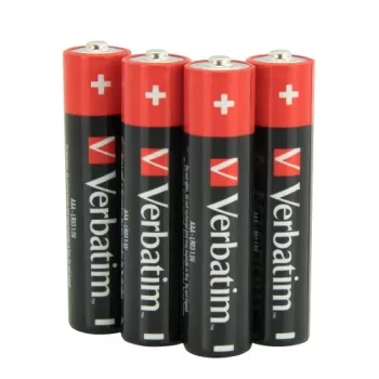 Verbatim 49500 Alkaline Batteries AAA LR03 (4 szt./opak.)