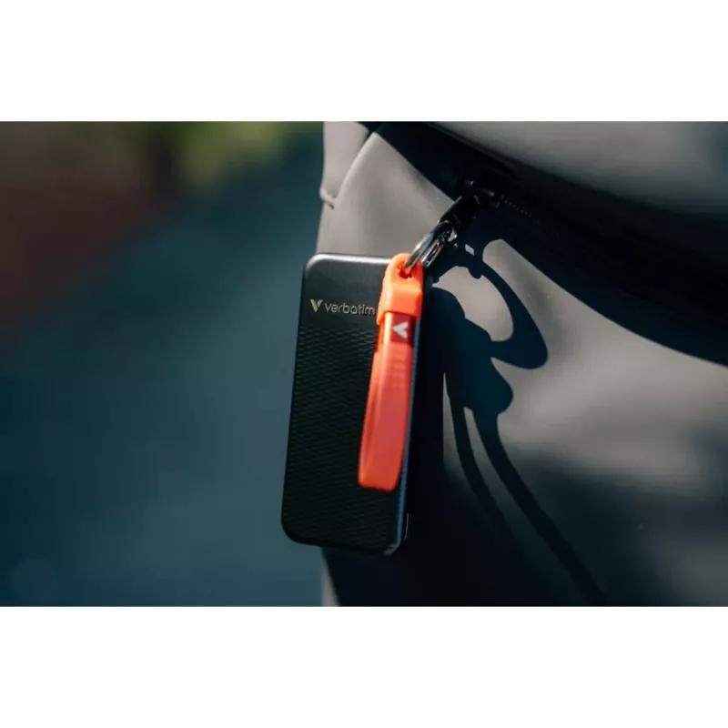 Verbatim 512GB kieszeniowy dysk SSD USB-C, USB 3.2 Gen 2, czarno-czerwony 32284