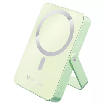Verbatim Charge 'n' Go Magnetyczny Bezprzewodowy Power Bank z Podstawką 10000mAh USB-C PD 3.0 Zielony