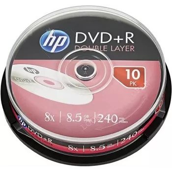 Verbatim płyta DVD+R DL HP 8,5 GB 8x dwuwarstwowa nagrywalna, 10 sztuk w pudełku