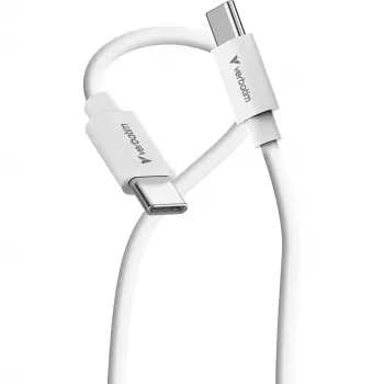 Verbatim Essentials USB 2.0 USB-C do USB-C Kabel 1m Czarny TPE
