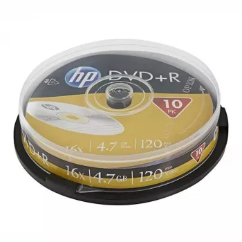Verbatim HP DVD+R 4,7GB 16x 10-Pack Spindle - Jednorazowy nośnik zapisu do archiwizacji danych i wideo