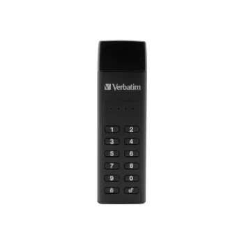 Verbatim Keypad Secure 32GB USB 3.2 Gen 1 Flash Drive with Hardware AES 256-bit Encryption - Black