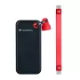 Verbatim Pocket SSD 256GB USB 3.2 Gen 2 Type-C zewnętrzny dysk SSD czarno-czerwony (32417)