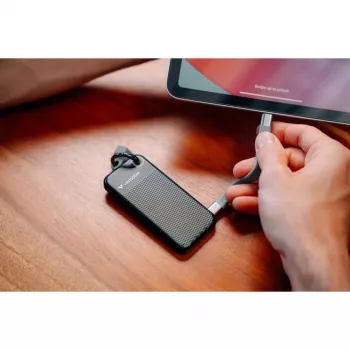 Verbatim Pocket SSD 512GB USB 3.2 Gen 2 Type-C Zewnętrzny Dysk SSD, Czarny/Szary 32282
