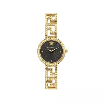 Zegarek damski VERSACE V-Motif Swiss Quartz 28mm stal nierdzewna srebrny VE7A00423