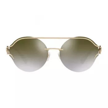 Okulary przeciwsłoneczne damskie VERSACE VE2184-12526U - Oprawka w kolorze jasnego złota, soczewki gradientowe brązowe