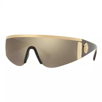 VERSACE VE2197-10005A Unisex Pilot Sunglasses Black Grey 58mm