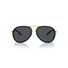 VERSACE VE2260-100287 Unisex Sunglasses Gold Frame Grey Lens 60/16/140 mm