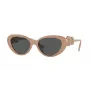 VERSACE VE4433U538387 Damskie okulary przeciwsłoneczne Cat Eye Havana 54mm