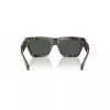 Okulary przeciwsłoneczne męskie VERSACE VE4464-545687, prostokątne, przezroczysta szara oprawka, ciemnoszare szkła, 52mm