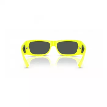 Okulary przeciwsłoneczne VERSACE VE4482-544987 Męskie Przezroczysta Szara Oprawka Szare Soczewki Gradientowe 57mm