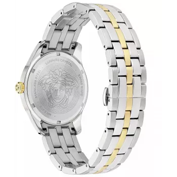 Zegarek męski Versace VE7C00623 41mm Stal nierdzewna Niebieska tarcza Chronograf