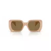 Okulary przeciwsłoneczne VERSACE Cat Eye dla kobiet VE4473U548973 Havana Grey Gradient 54mm