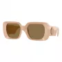 Okulary przeciwsłoneczne VERSACE Cat Eye dla kobiet VE4473U548973 Havana Grey Gradient 54mm