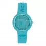 Zegarek damski Versace V-Motif Swiss Quartz VE6G00423 (39 mm) z czarną tarczą i skórzanym paskiem