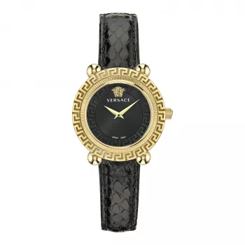 Zegarek damski VERSACE VE6I00323 Kwarcowy 35mm Stal nierdzewna Czarna tarcza