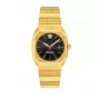 Zegarek damski VERSACE VE8F00424 kwarcowy, 44 mm, czarna tarcza, pasek skórzany