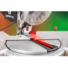 VERTO Piła ukośna 1500W, brzeszczot 210 x 30 mm, 5000 RPM, prowadnica laserowa, aluminiowa podstawa