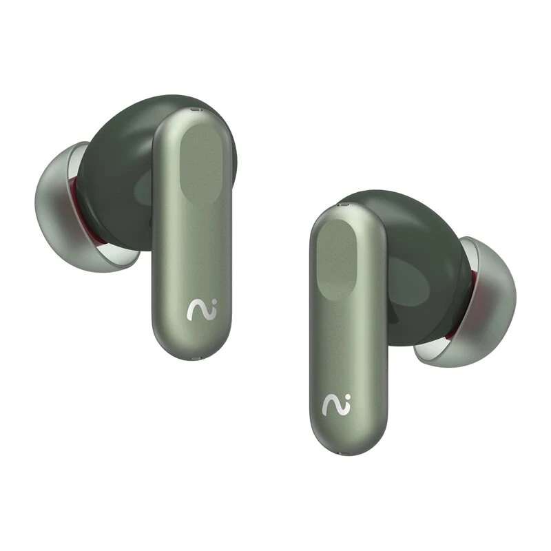 VIAIM Nano+ AI słuchawki douszne z dyktafonem zielone Bluetooth 5.3 IPX4 32GB ENC sterowanie dotykowe