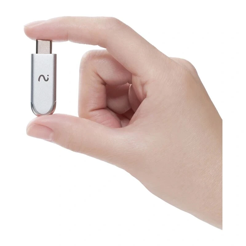 VIAIM Notekit AI Recording Dongle XFVI-D02 (Szary) – Dyktafon AI z 32GB pamięcią, podwójnymi mikrofonami MEMS, Bluetooth 5.0, USB-C