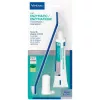 VIB Virbac C.E.T. Enzymatic Dental Care Kit dla psów i kotów – zestaw 3-częściowy z pastą do zębów o smaku drobiowym, szczoteczką dwustronną i szczoteczką palcową