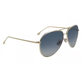 Okulary przeciwsłoneczne Victoria Beckham VB203S-706 dla kobiet, Havana Acetate, brązowy gradient, 62mm
