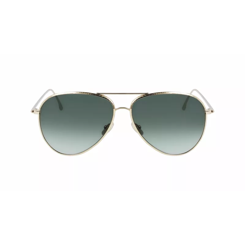 Okulary przeciwsłoneczne Victoria Beckham VB203S-713 Cat Eye Złote Brązowy Gradient 62mm