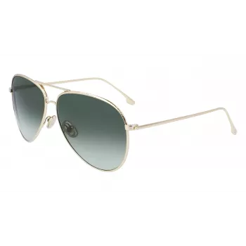 Okulary przeciwsłoneczne Victoria Beckham VB203S-713 Cat Eye Złote Brązowy Gradient 62mm