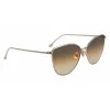Victoria Beckham VB209S-708 Okulary przeciwsłoneczne damskie kocie oko Havana/Złoty 59mm