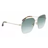Okulary przeciwsłoneczne Victoria Beckham VB214SA-700 dla kobiet - oprawka z acetatu w kolorze Havana, soczewki brązowe gradientowe, 61 mm