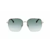 Okulary przeciwsłoneczne Victoria Beckham VB214SA-700 dla kobiet - oprawka z acetatu w kolorze Havana, soczewki brązowe gradientowe, 61 mm