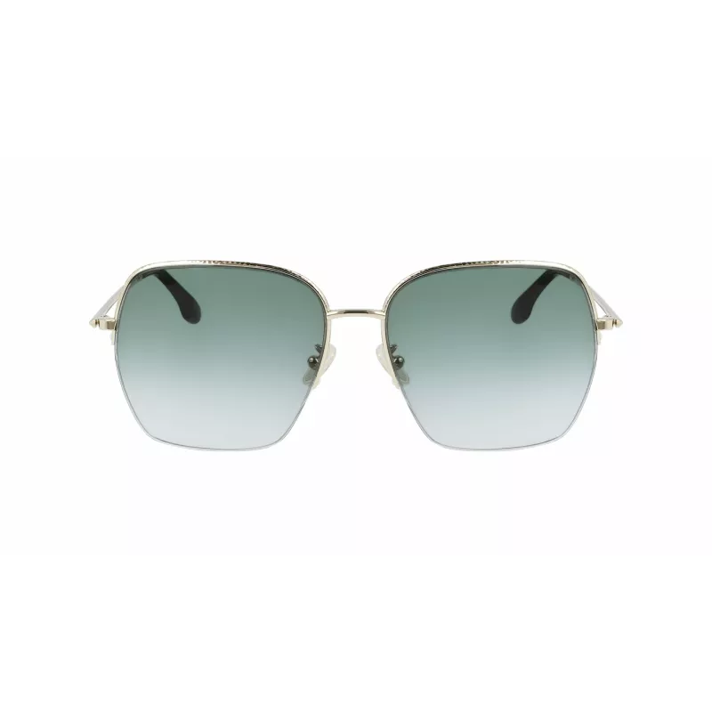 Okulary przeciwsłoneczne Victoria Beckham VB214SA-700 dla kobiet - oprawka z acetatu w kolorze Havana, soczewki brązowe gradientowe, 61 mm