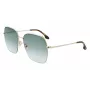 Okulary przeciwsłoneczne Victoria Beckham VB214SA-700 dla kobiet - oprawka z acetatu w kolorze Havana, soczewki brązowe gradientowe, 61 mm