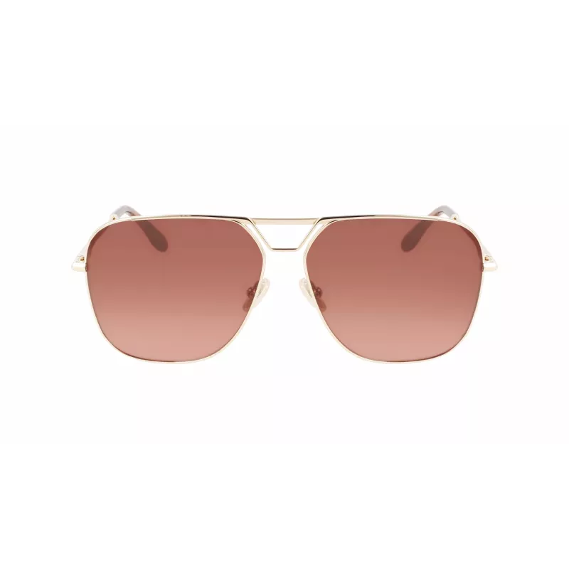 Okulary przeciwsłoneczne Victoria Beckham VB217S-714 dla kobiet, Havana Brown Gradient 61mm
