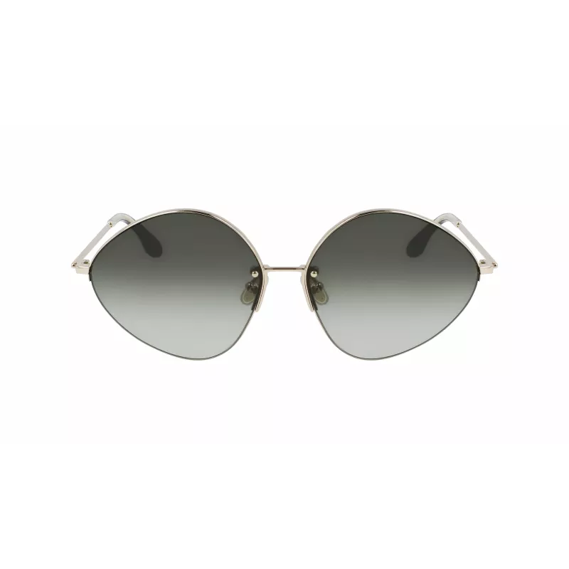 Okulary przeciwsłoneczne Victoria Beckham VB220S-713 damskie złote brązowe gradient motylkowe