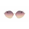 Okulary przeciwsłoneczne damskie Victoria Beckham VB220S-732 Złota oprawka Brązowe gradientowe szkła 64mm