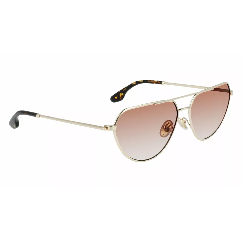 Okulary przeciwsłoneczne Victoria Beckham VB221S-725 damskie Havana acetat brązowy gradient 60mm