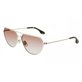 Okulary przeciwsłoneczne Victoria Beckham VB221S-725 damskie Havana acetat brązowy gradient 60mm