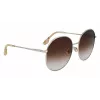 Okulary przeciwsłoneczne Victoria Beckham VB224S-702 dla kobiet Złoty/Hawana Brązowy Gradient 59mm