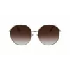Okulary przeciwsłoneczne Victoria Beckham VB224S-702 dla kobiet Złoty/Hawana Brązowy Gradient 59mm
