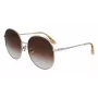 Okulary przeciwsłoneczne Victoria Beckham VB224S-702 dla kobiet Złoty/Hawana Brązowy Gradient 59mm
