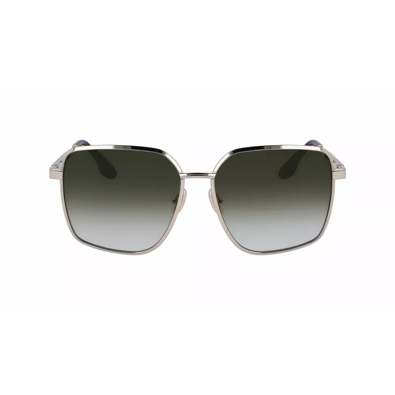 Okulary przeciwsłoneczne Victoria Beckham VB234S-700 Damskie Oversize Kwadratowe Złota Oprawka Brązowe Szkła 59mm