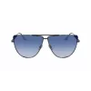 Victoria Beckham VB239S6309319 Damskie Przesadzone Kwadratowe Okulary Przeciwsłoneczne Czarny Acetat Szary Gradient Soczewki 63mm