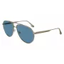 Victoria Beckham VB242S6114720 Damskie kwadratowe okulary przeciwsłoneczne Brązowo-złota oprawka Brązowe soczewki gradientowe 61/14/140 mm