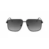 Okulary przeciwsłoneczne damskie Victoria Beckham VB243S, oprawka błyszcząca czarna, soczewki szare, 57/13/140 mm